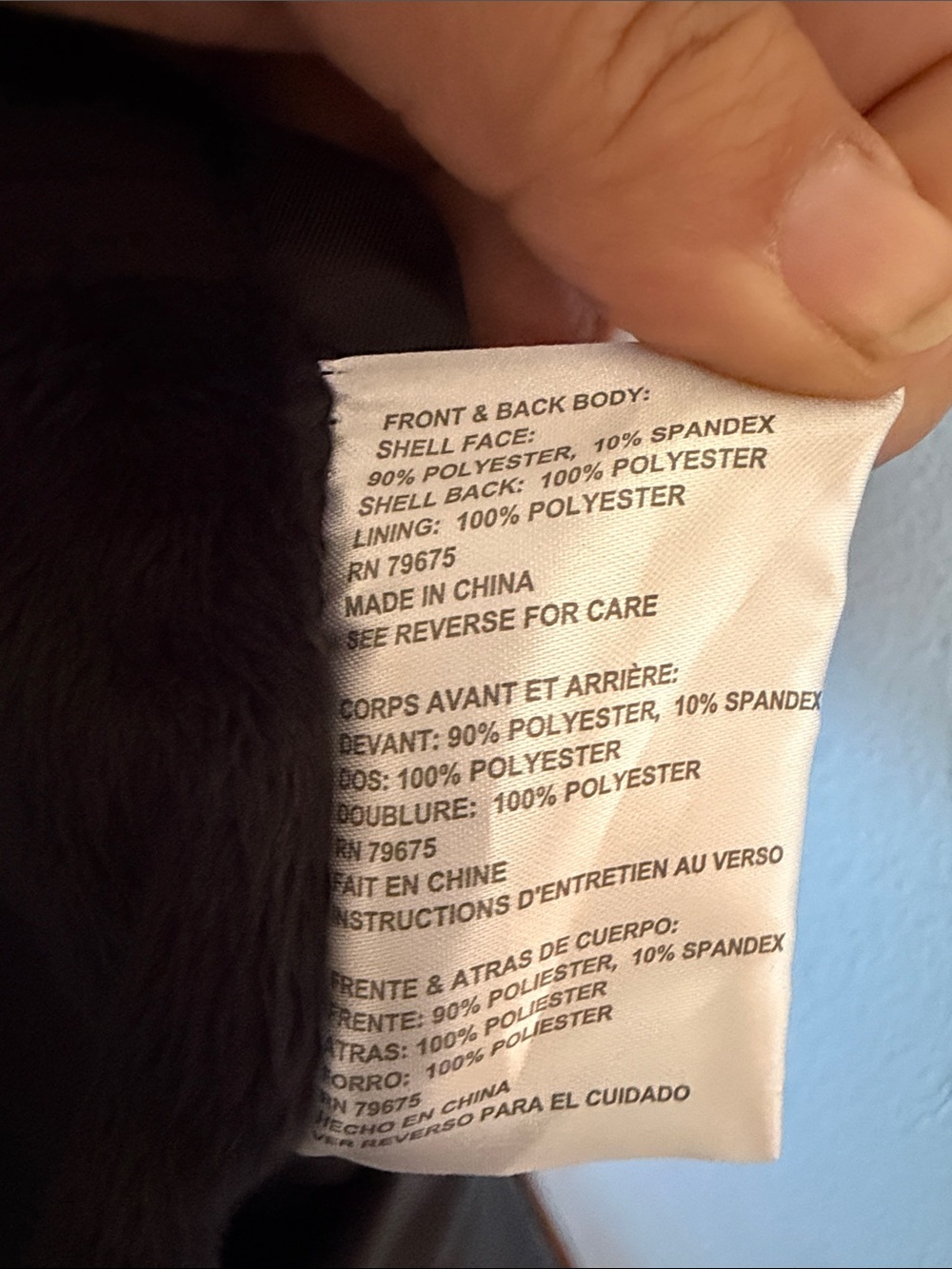 Michael Kors Black Hooded Trench Coat with Faux-Fur Lining - Picture 3 of 8